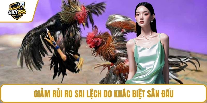 Giảm rủi ro sai lệch do khác biệt sân đấu
