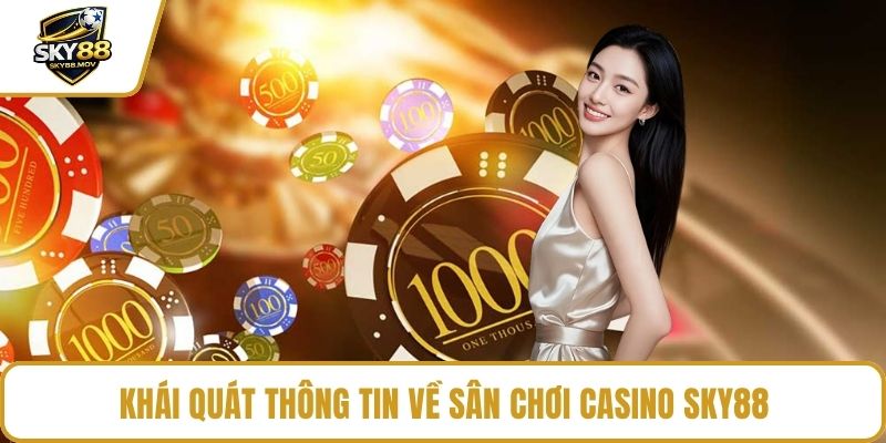 Khái quát thông tin về sân chơi casino Sky88
